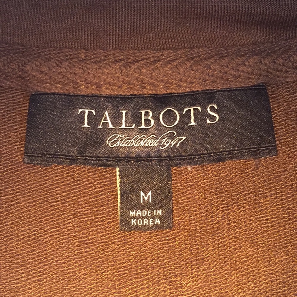 Talbots Super Soft Full Zip Jacket Medium Like New - image 4